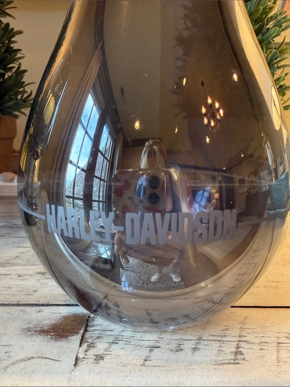 🍷🖤🍷 Harley-Davidson Wines Glasses and Decanter Set